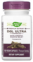 DGL Ultra 75 mg (глицирризинат солодки 75 мг) 90 веганских капсул (Nature's Way)