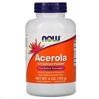 Now Foods Acerola 4:1 Extract Powder (Ацерола в порошке) 170 г.