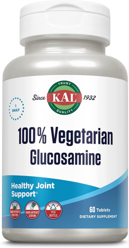 KAL 100% Vegetarian Glucosamine (100% вегетарианский глюкозамин) 1000 мг. 60 таблеток