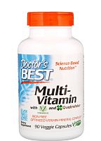Multi-Vitamin with Vitashine D3 and Quatrefolic 90 капсул (Doctor's Best)