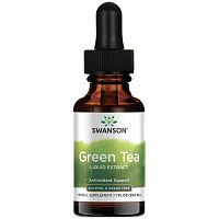 Green Tea Liquid Extract срок 07.2024 (Жидкий Экстракт Зеленого Чая) 29.6 мл (Swanson)