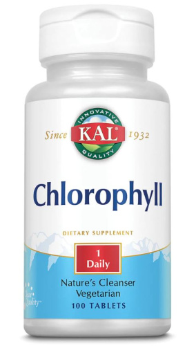 Chlorophyll 20 mg (Хлорофилл 20 мг) 100 таблеток (KAL)