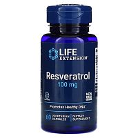 Life Extention Resveratrol (Ресвератрол) 100 мг. 60 капсул