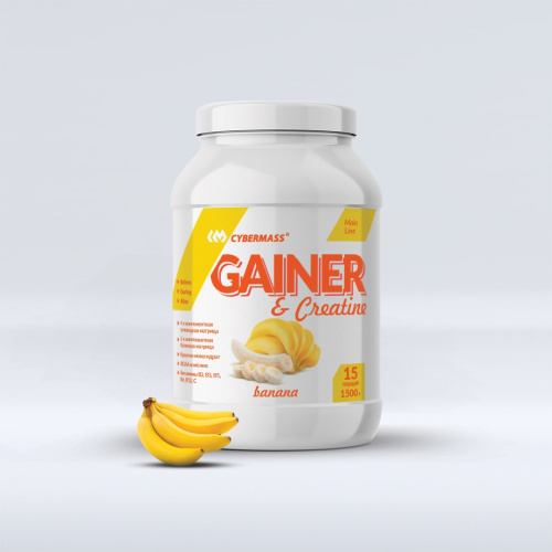 Гейнер CyberMass Gainer&Creatine 1500 гр.