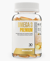 Omega-3 Premium 30 капсул (Maxler)