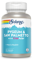 Pygeum & Saw Palmetto with CranActin (Пиджеум) 90 вег капсул (Solaray)