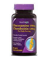 Glucosamine 1500 mg & Chondroitin 1200 mg - 60 таблеток (Natrol)