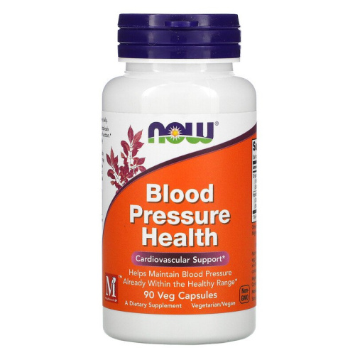 Now Foods Blood Pressure Health (Добавка для здорового артериального давления) 90 растительных капсул