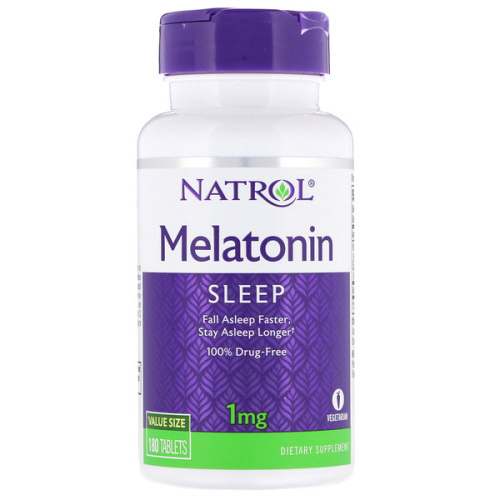 Мелатонин 1 мг 180 таблеток (Natrol)