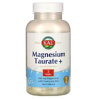 Magnesium Taurate+ (Таурат магния+) 400 мг 180 таблеток (KAL)