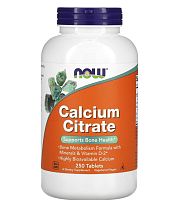 Now Foods Цитрат кальция (Calcium Citrate) 250 таблеток