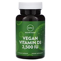 Vegan Vitamin D-3 2500 IU (Веганский витамин Д-3) 60 капсул (MRM)