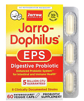 Jarro-Dophilus EPS (Пищеварительный пробиотик 5 миллиардов) 60 вег капсул (Jarrow Formulas)