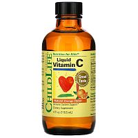 Liquid Vitamin C (Жидкий Витамин C) 118,5 мл (ChildLife) апельсин