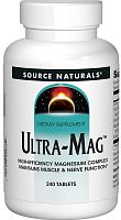 Ultra-Mag (Комплекс магния) 240 таблеток (Source Naturals)