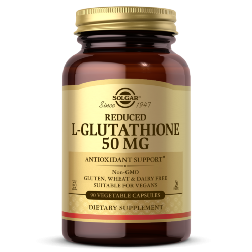 Solgar Восстановленный L-Глутатион (L-Glutathione Reduced) 50 мг. 90 капсул