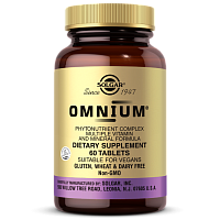 Solgar Omnium Multiple Vitamin and Mineral Formula 60 таблеток