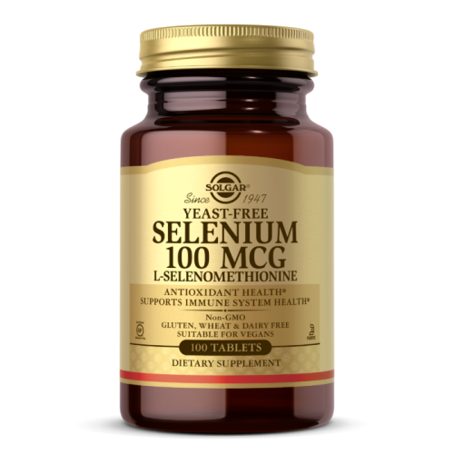 Solgar Селен Бездрожжевой (Selenium yeast free) 100 мкг. 100 таблеток