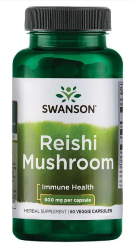 Reishi Mushroom (гриб рейши) 600 мг 60 капсул (Swanson)