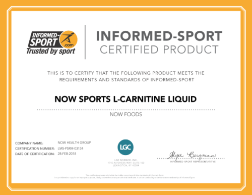 Now Foods Sports Triple Strength L-Carnitine Liquid (Жидкий L-Карнитин тройная сила) 3000 мг. 473 мл. фото 3