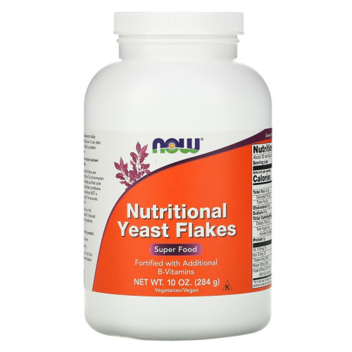 Now Foods Пищевые дрожжевые хлопья (Nutritional Yeast Flakes) 284 г.