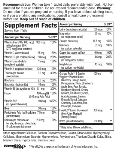 Alive! Women’s 50+ Complete Multivitamin (витамины для женщин старше 50 лет) 50 табл (Nature's Way) фото 4