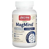 MagMind Magtein Magnesium L-Treonate (Магний L-Треонат) 90 вег капсул (Jarrow Formulas)_