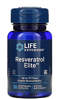 Life Extension Resveratrol Elite (Элитный ресвератрол) 30 растительных капсул