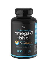 Omega-3 Fish Oil 1250 mg - 30 капсул (Sports Research)