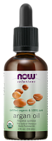 Now Foods Solutions Certified Organic & 100% Pure Argan Oil (Сертифицированное на 100% чистое органическое аргановое масло) 59 мл.