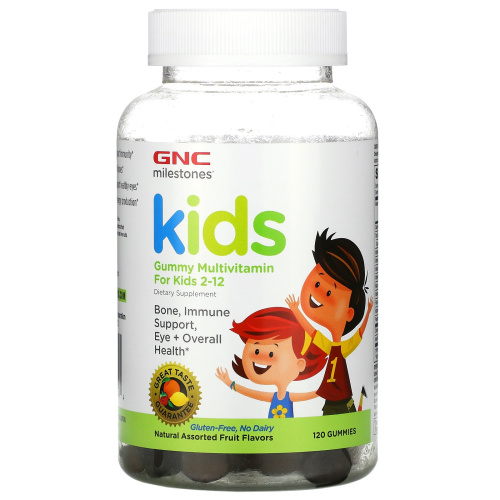 Kids Gummy Multivitamin for 2-12 (Мультивитамины для детей 2-12) 120 мармеладок (GNC) Kids Gummy Multivitamin for 2-12 (Мультивитамины для детей 2-12) 120 мармеладок (GNC)