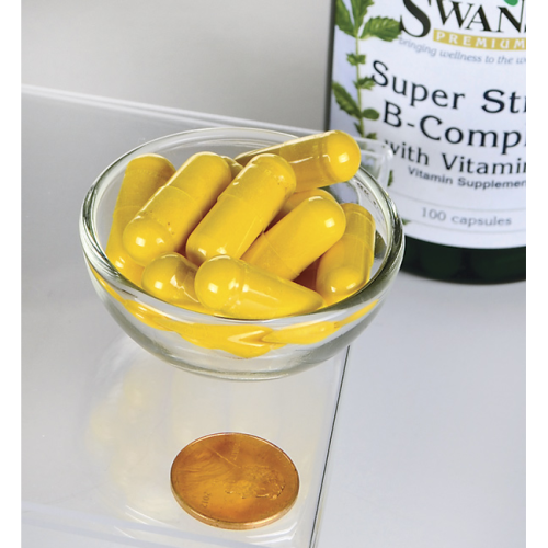 Super Stress B Complex with vitamin C 100 капсул (Swanson) фото 2