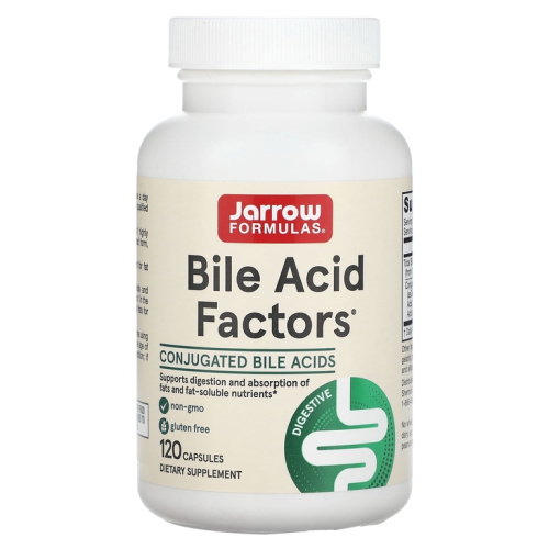 Jarrow Formulas Bile Acid Factors (Добавка с желчными кислотами) 120 капсул