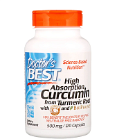 Curcumin High Absorption (Куркумин) 500 мг 120 капсул (Doctor`s Best)