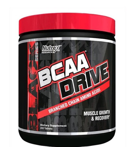 BCAA Drive Black 200 таблеток (Nutrex)