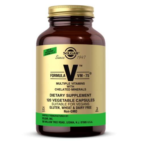Solgar Formula V VM-75 (Мультивитамины с хелатными минералами) 120 капсул