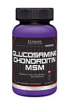 Ultimate Nutrition Glucosamine Chondroitin MSM (Глюкозамин Хондроитин МСМ) 90 таблеток