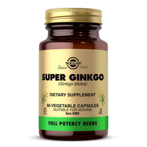 Solgar Супер Гинкго Билоба (Super Ginkgo) 60 растительных капсул