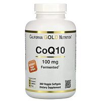 California Gold Nutrition Коэнзим Q10 (CoQ10) 100 мг. 360 капсул