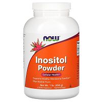 Now Foods Inositol Powder (Инозитол в порошке) 454 гр.
