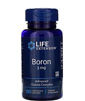 Life Extension Boron (Бор) 3 мг. 100 растительных капсул