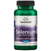 Selenium L-Selenomethionine 100 мкг (Селен) 200 капсул (Swanson)