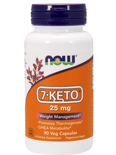 Now Foods 7-KETO 25 мг. 90 растительных капсул фото 2