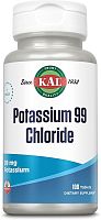 KAL Хлорид калия (Potassium Chloride) 99 мг. 100 таблеток