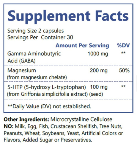 Relax Formula (Релакс формула для сна восстановление антидепрессант) 60 капсул (Norway Nature)  фото 2