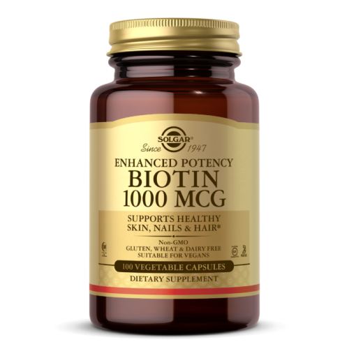 Biotin 1000 мкг (Биотин) 100 капсул (Solgar)