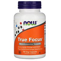 Now Foods True Focus (Тру Фокус) 90 растительных капсул