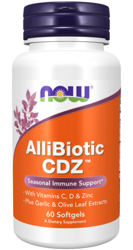 Now Foods AlliBiotic CDZ (Аллибиотик) 60 мягких капсул