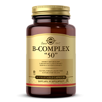 B-Complex "50" (Комплекс B-50) 50 вег капсул (Solgar)