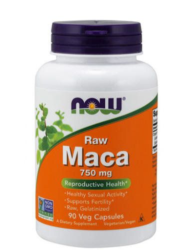 Now Foods Maca (Мака Перуанская) 750 мг. 90 растительных капсул